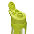 Umweltfreundliche Glasprotein-Shaker-Wasserflasche mit Silikonhülle Glaswasserflasche 1000ml